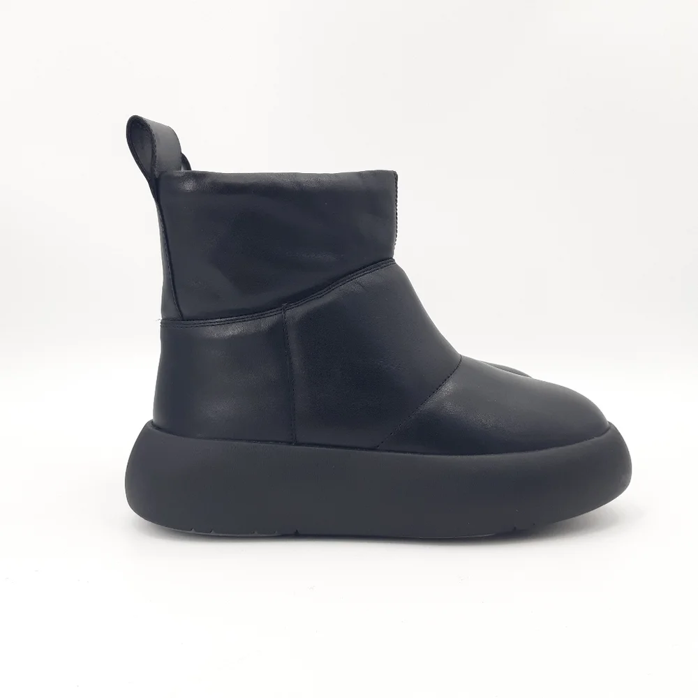 VAGABOND | Aylin Puff Boots in Black Leather